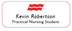 NAMETAG - PRACTICAL NURSING STUDENT
