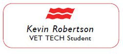 NAMETAG - VET TECH STUDENT