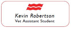 NAMETAG - VET ASSISTANT STUDENT