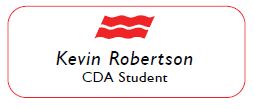 NAMETAG - CDA STUDENT