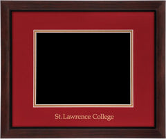 St. Lawrence College Kingston Double Mat 15 in. x 18 in. Brentwood Diploma Frame