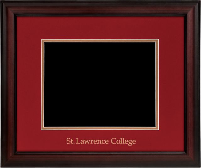 St. Lawrence College Kingston Double Mat 15 in. x 18 in. Studio Diploma Frame